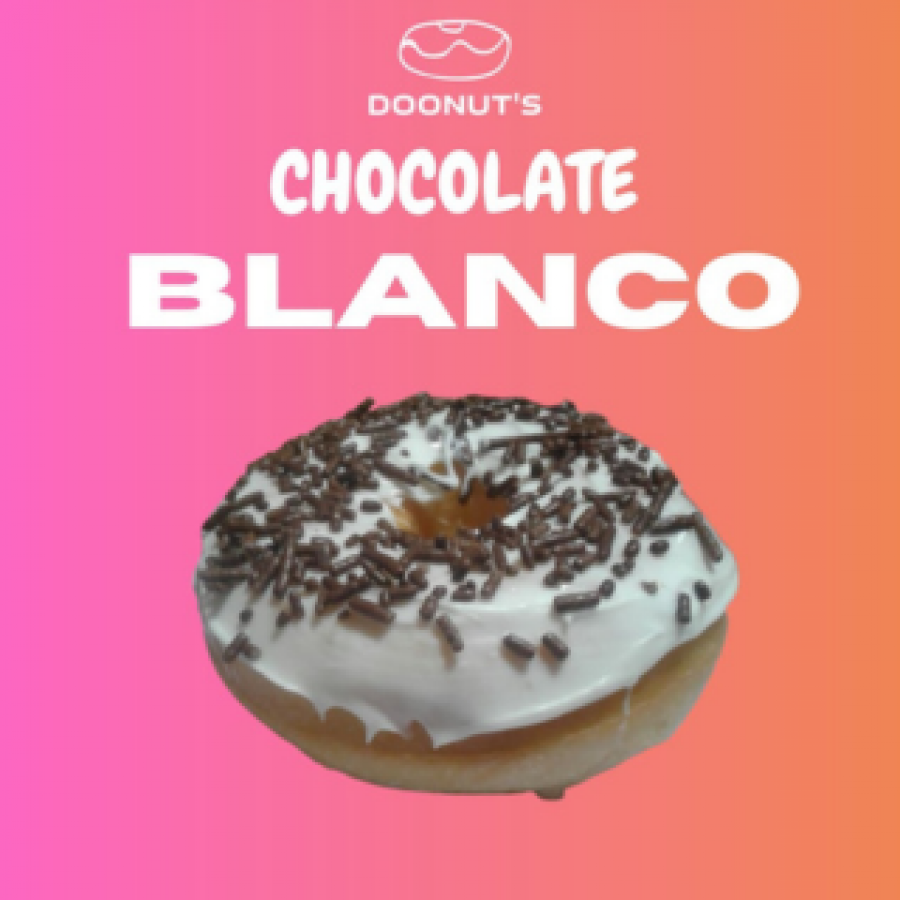 Dona chocolate blanco
